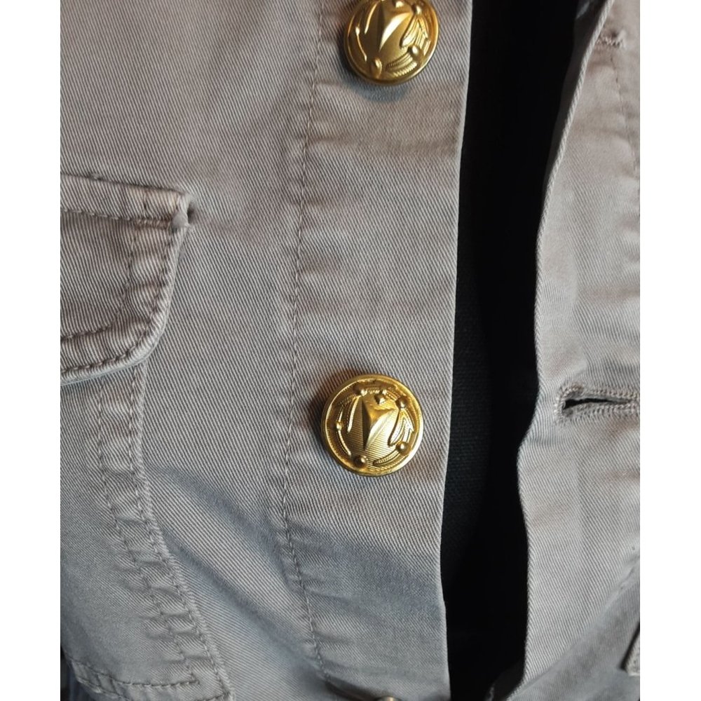 NWT L'AGENCE Samantha Safari Button Belted Jacket Size S - Picture 6 of 8